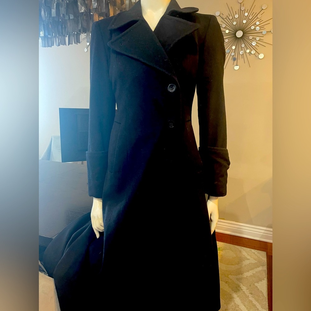 Perry Ellis Black Trench Coat